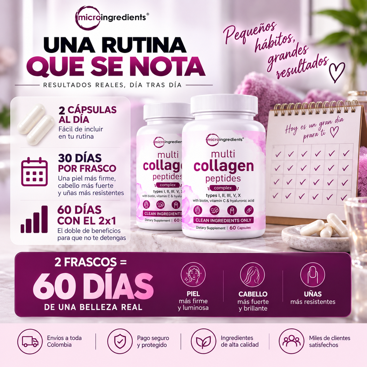NUEVO MULTI COLLAGEN COMPLEX + GRATIS SEGUNDA UNIDAD