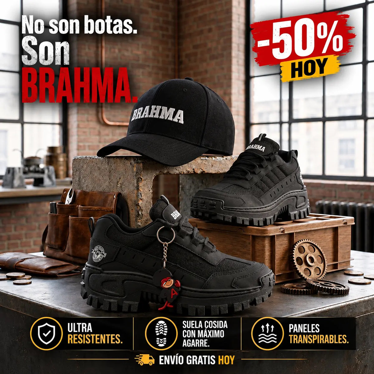 NUEVAS BRAHMA MONSTER + GORRA