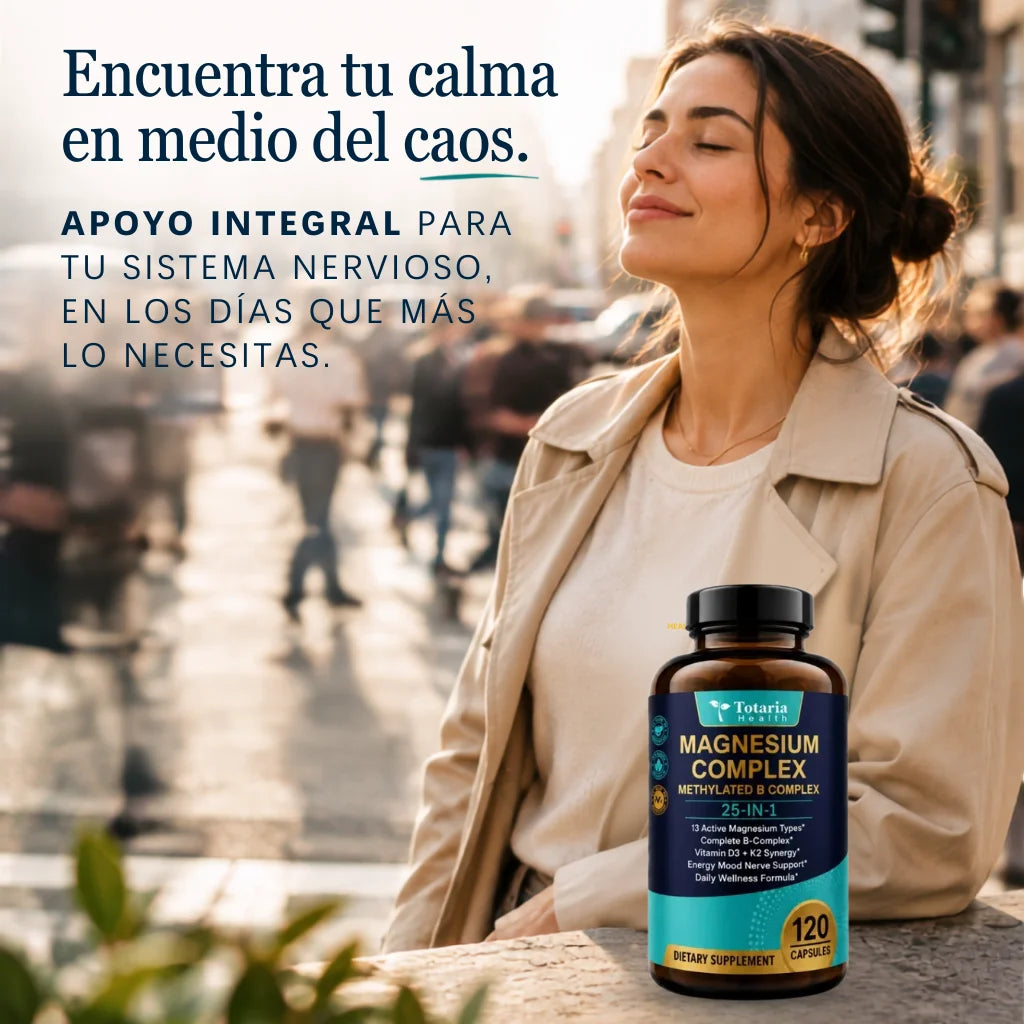 NUEVO MAGNESIUM COMPLEX 25 en 1 -  FORMULA MEJORADA