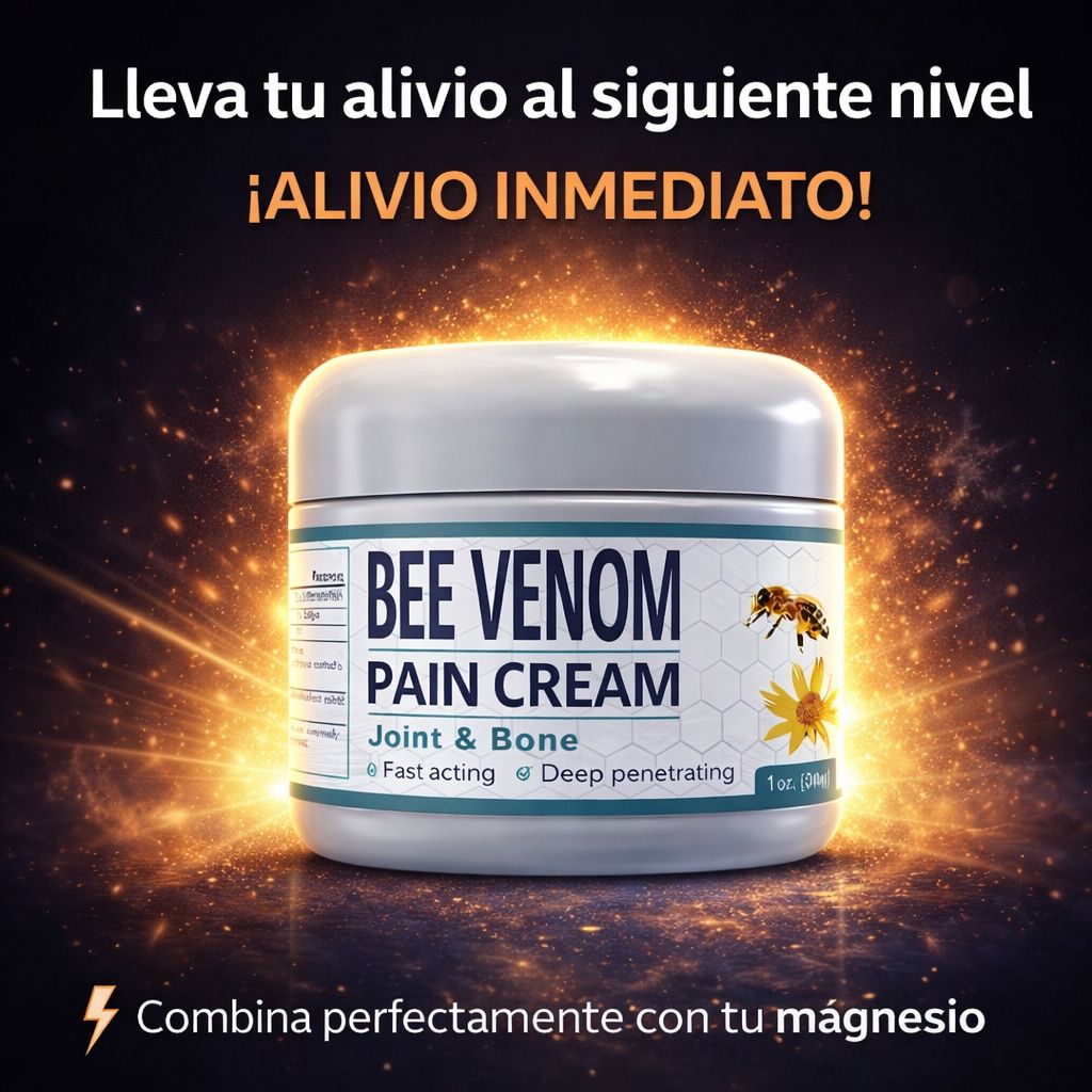 Nueva Crema Bee venom para el dolor