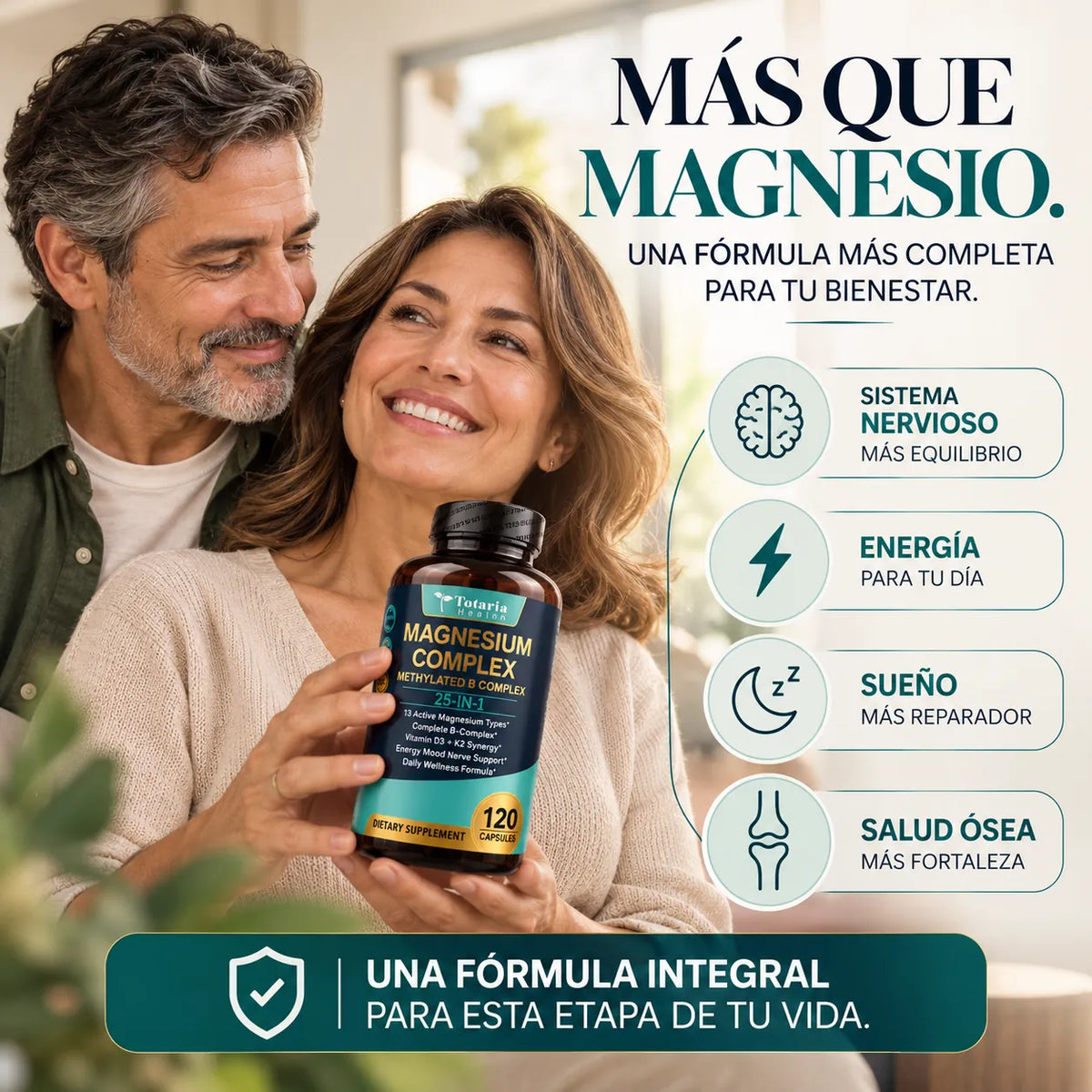 NUEVO MAGNESIUM COMPLEX 25 en 1 -  FORMULA MEJORADA