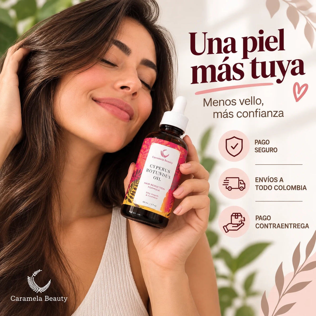 NUEVO CYPERUS ROTUNDUS OIL PARA UNA PIEL SUAVE Y DE APARIENCIA SEDOSA